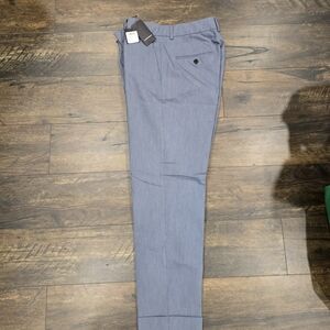 Club Monaco Blue Mix Textured Trousers Pants